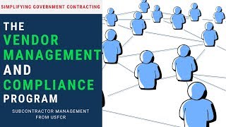 The Vendor Management and Compliance Program from USFCR