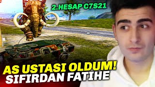 AS USTASI OLDUM! 2.HESAP SIFIRDAN FATİHE - PUBG Mobile Rank Kasma Taktikleri C7S21