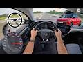 Opel Corsa F (100Hp) POV TOP SPEED on the GERMAN AUTOBAHN