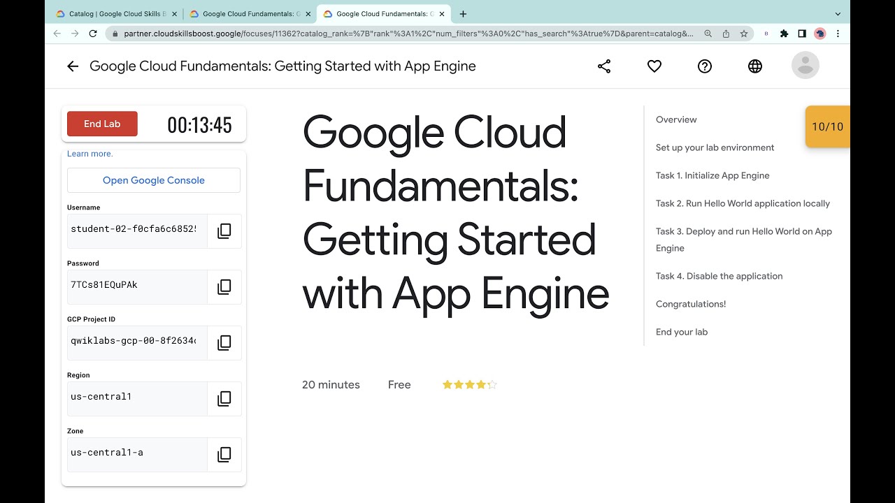 Google Cloud Fundamentals: Getting Started With App Engine || #qwiklabs ...