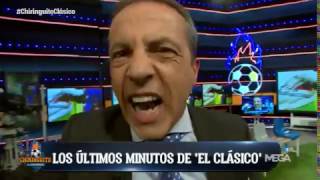 Así fue la reacción en el plató de El Chiringuito tras el tercer gol de Messi