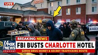North Charlotte Hotel Raid Exposes Drugs, Cash & Secret Trafficking Route - FBI Raid - News today