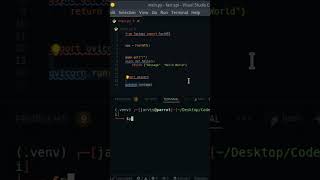 create a server with fast api | python beginner tutorial #fastapi #python #pythonplaylist