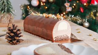 Bûche de Noël Vanille et Noisettes #holidayswithyoutube