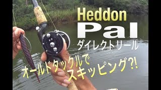 ヘドン パルP–41 ダイレクトリール でスキッピング バス釣り|deps DEATHADDER 6\