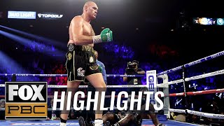 Tyson Fury defeats Deontay Wilder for WBC Heavyweight Championship | HIGHLIGHTS | PBC ON FOX