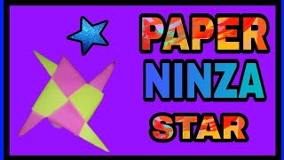 how to make beautiful paper ninza star 🌟 // easy paper star // CREATION QUEEN