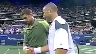 Andre Agassi vs Max Mirnyi 2002 US Open QF Highlights