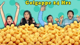 Eating Golgappa For 24 Hours Challenge | Eating Panipuri For 24 Hrs. | Hungry Birds