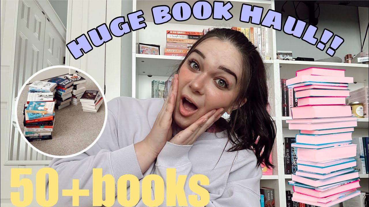 Huge Book Haul 50 Books Youtube