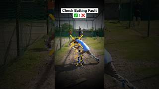 Batting Mistake ❌😱 | Batting practice #shorts #cricketvideo #shortsvideo #youtubeshorts #viral