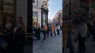 The queue to get into a Lego store