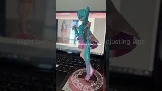 rating my deepfake rapunzel miku from aliexpress!