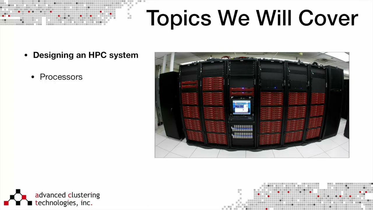 Webinar Designing An Hpc Cluster Youtube