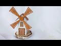 handmade mill handmade decor ДЕКОРАТИВНАЯ МЕЛЬНИЦА СВОИМИ РУКАМИ