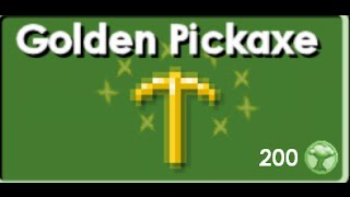 Growtopia | Buying Golden Pickaxe