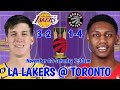 NBA LIVE : TORONTO vs LA LAKERS I LIVE SCORES & PLAYERS STATISTICS.