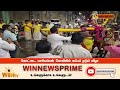 கோட்டை மாரியம்மன் கோயிலில் கம்பம் நடும் விழா