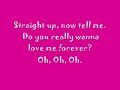 straight up lyrics paula abdul