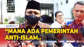 Menag Yaqut Tepis Anggapan Pemerintah Anti-Islam Buntut Larangan Bukber Pejabat