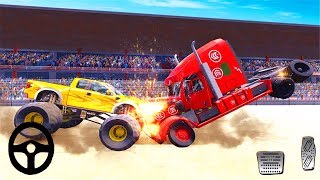 Monster Truck Demolition Derby Games： Extreme Demolition Derby Truck Crash - Android Gameplay