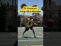 ❌ Common Jump Shot Mistake #shorts