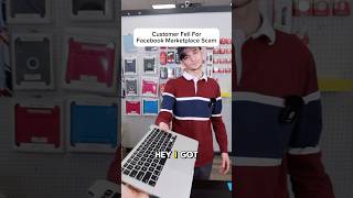 THIS CUSTOMER FELL FOR FACEBOOK MARKETPLACE SCAM!! #education #techtech #smartphone #funny #gaming