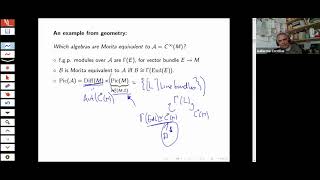 Henrique Bursztyn: Relating Morita equivalence in algebra and geometry via deformation quantization