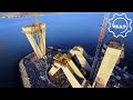 This Modern Bridge Construction Method is Very INCREDIBLE, Amazing Construction Equipment Machines