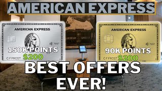 HUGE OFFERS For The American Express Platinum and Gold Card!!! Watch To See How To Find Offer!