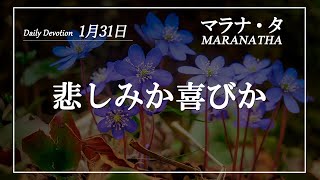 マラナタ1月31日「悲しみか喜びか」字幕