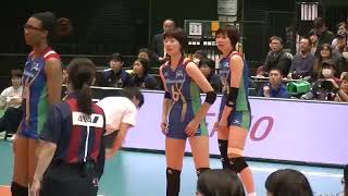 石井優希（ISHII Yuki）／石井ちゃんの前衛その６／2018 3 17　久光×JT　Vプレミアリーグ女子ファイナル優勝決定戦　うそにゃん　東京体育館