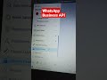 WhatsApp business API verification | Facebook verified business manager account | WhatsApp API