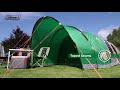 coleman® fastpitch air valdes 6l inflatable 6 man family tent with blackout bedrooms