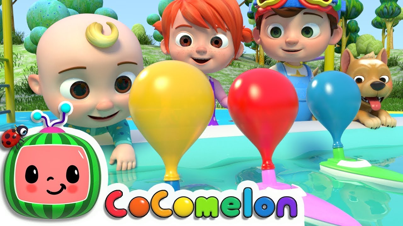 Balloon Boat Race | @CoComelon Nursery Rhymes & Kids Songs - YouTube