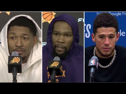 The Suns Big Three Durant,Beal,Booker React After Combined 77 Pts As ...