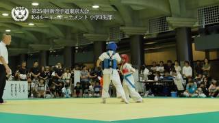 【新空手】2016/9/25東京大会K-4ルーキー小学3年生部・決勝戦