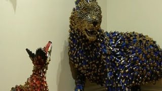 Pameran Seni Patung dari Selongsong Peluru