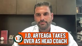 J.D. Arteaga Introductory Press Conference as New Head Baseball Coach at Miami