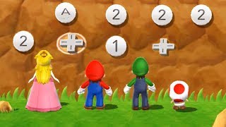 Mario Party 9 Step It Up - Peach vs Mario vs Luigi vs Toad Master Difficulty| Cartoons Mee