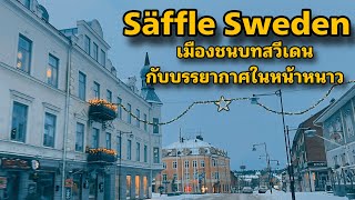 ชมบรรยากาศในหน้าหนาว เมืองเล็กๆ บ้านนอกสวีเดน วิถีชีวิตและความเป็นอยู่ Säffle Sweden🇸🇪 2023