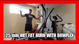 Bowflex 25 minutes HIIT training full body fat burn workout