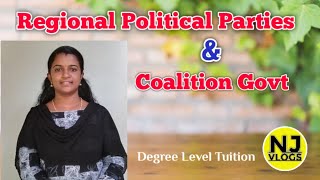 Regional Political parties & Coalition Government | Political Science Malayalam