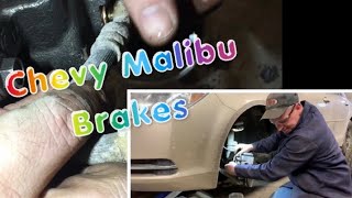 How to change Brakes-Rotors- and Calipers on 2008-2012 Chevy Malibu.  Parts and tools needed.