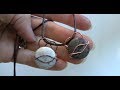 Beginner Wire Wrap Coin Bead Fly Pendant Tutorial