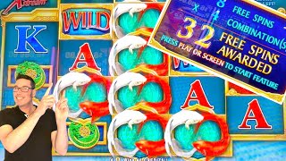 48 FREE GAMES and a BIG WIN BONUS on River Dragons!! 🥳🐲🥳