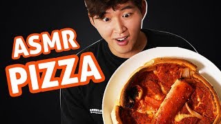 ASMR ĂN PIZZA CUA HOÀNG ĐẾ NHÂN PHÔ MAI | WOOSSI EATING SOUNDS