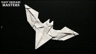 How to make a batarang from paper - Origami. Batman's Weapon. (Design by JeremyShaferOrigami)