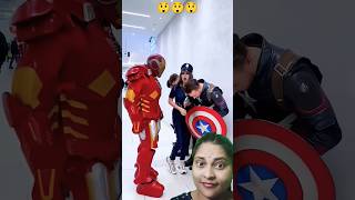 Iron man vs Captain America😱 #funny #revenge #cosplay