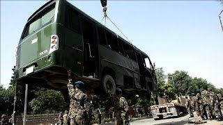 Taliban suicide attack on military bus kills at least eight